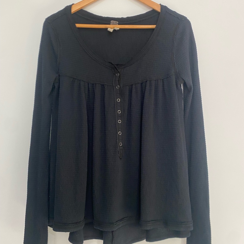 Free People XS Kai Thermal Henley Top - Picture 3 of 13